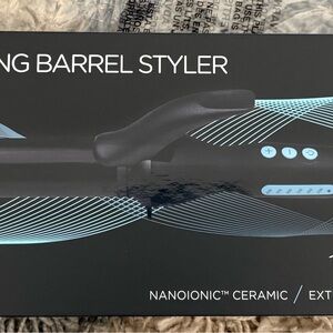 Nanoionic Ceramic Curling Barrel Styler - Black